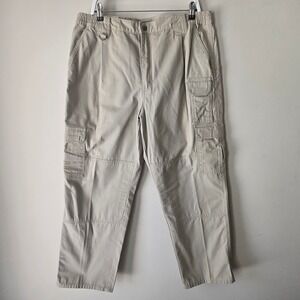 5.11 Tactical Series Cargo Pants Mens 38x30 Beige‎ Cotton Work Hiking Outdoor